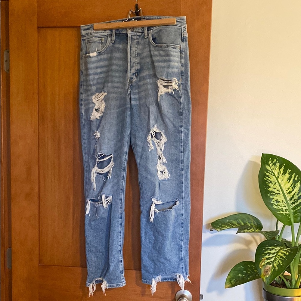Hollister Distressed Blue Jeans